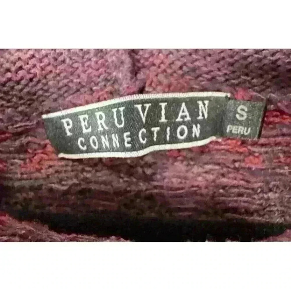 Peruvian Connection Tunic Dress Cowl Neck Black Size small Pima Cotton B… - Picture 2 of 6